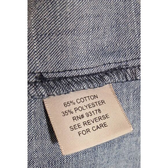 Philosophy womens small shift dress jeans denim blue tassel with pockets - Picture 9 of 9